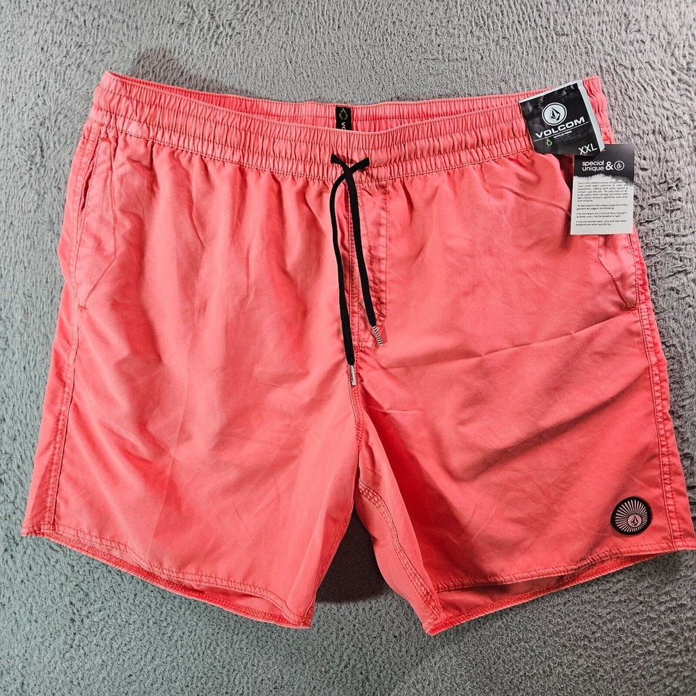 NWT Volcom‎ Board Shorts Swim Trunks Men XXL No Liner Orange
